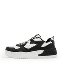 Red Tape Men's Black & White Classic Sneakers - Foam Comfort