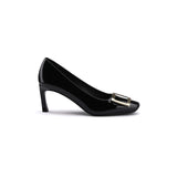The Ruby Aurelia Gold-Buckle Stiletto