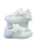Kids' Casual Lightweight White Sneakers - Product Image 5