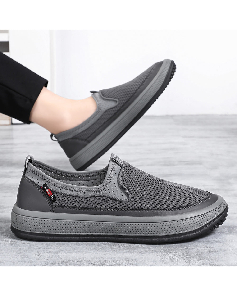 Men's Breathable Mesh Casual Walking Shoes - Product Image 6