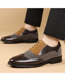 Men's Classic Brogue Leather Shoes - Product Image 2