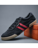 Men's Classic Low-Top Canvas Sneakers - Product Image 1