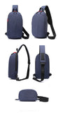 Men's Compact Outdoor Cycling Sling Chest Bag - Description Image 17
