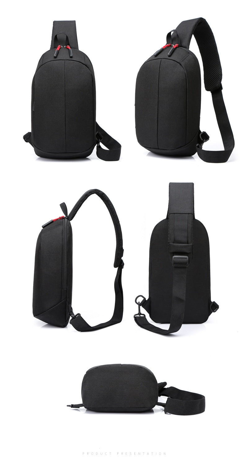 Men's Compact Outdoor Cycling Sling Chest Bag - Description Image 18