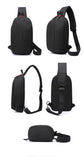 Men's Compact Outdoor Cycling Sling Chest Bag - Description Image 18