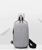 Men's Compact Outdoor Cycling Sling Chest Bag - Description Image 1