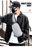 Men's Compact Outdoor Cycling Sling Chest Bag - Description Image 2