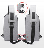 Men's Compact Outdoor Cycling Sling Chest Bag - Description Image 6