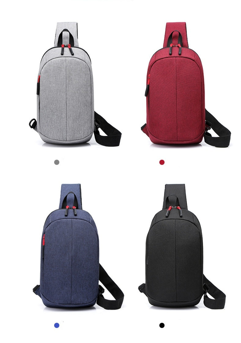 Men's Compact Outdoor Cycling Sling Chest Bag - Description Image 8