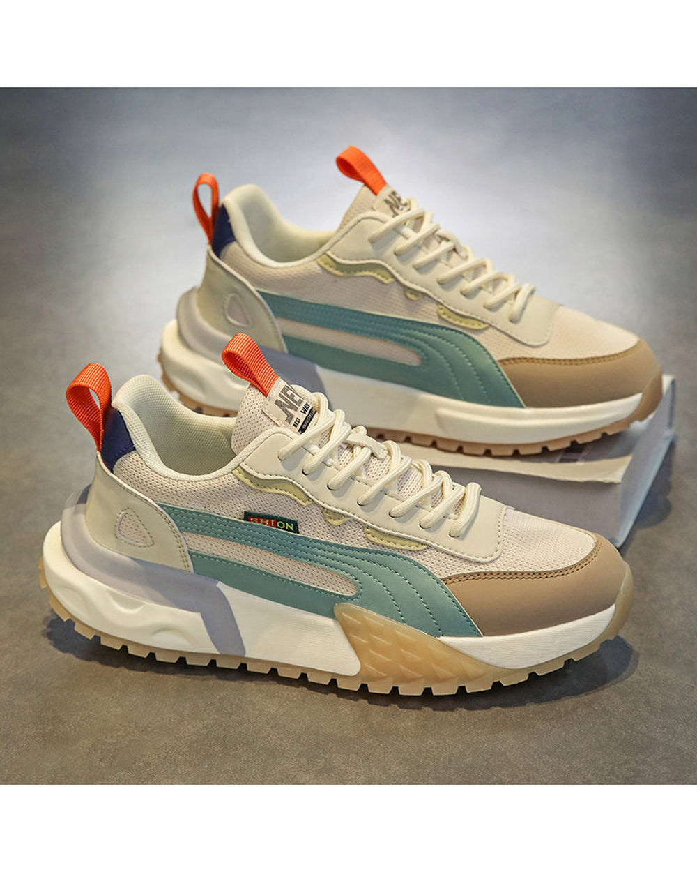 Men's Retro Mesh Athletic Sneakers - Product Image 1