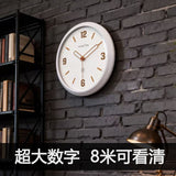 Modern Minimalist Silent Quartz Wall Clock (13-Inch)