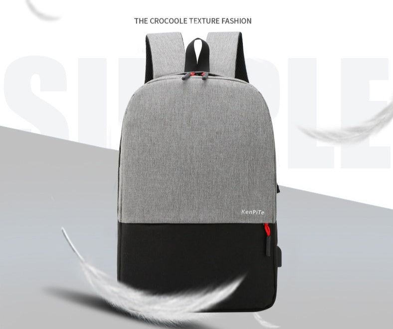 Unisex Casual Commuter Laptop Backpack - Description Image 2
