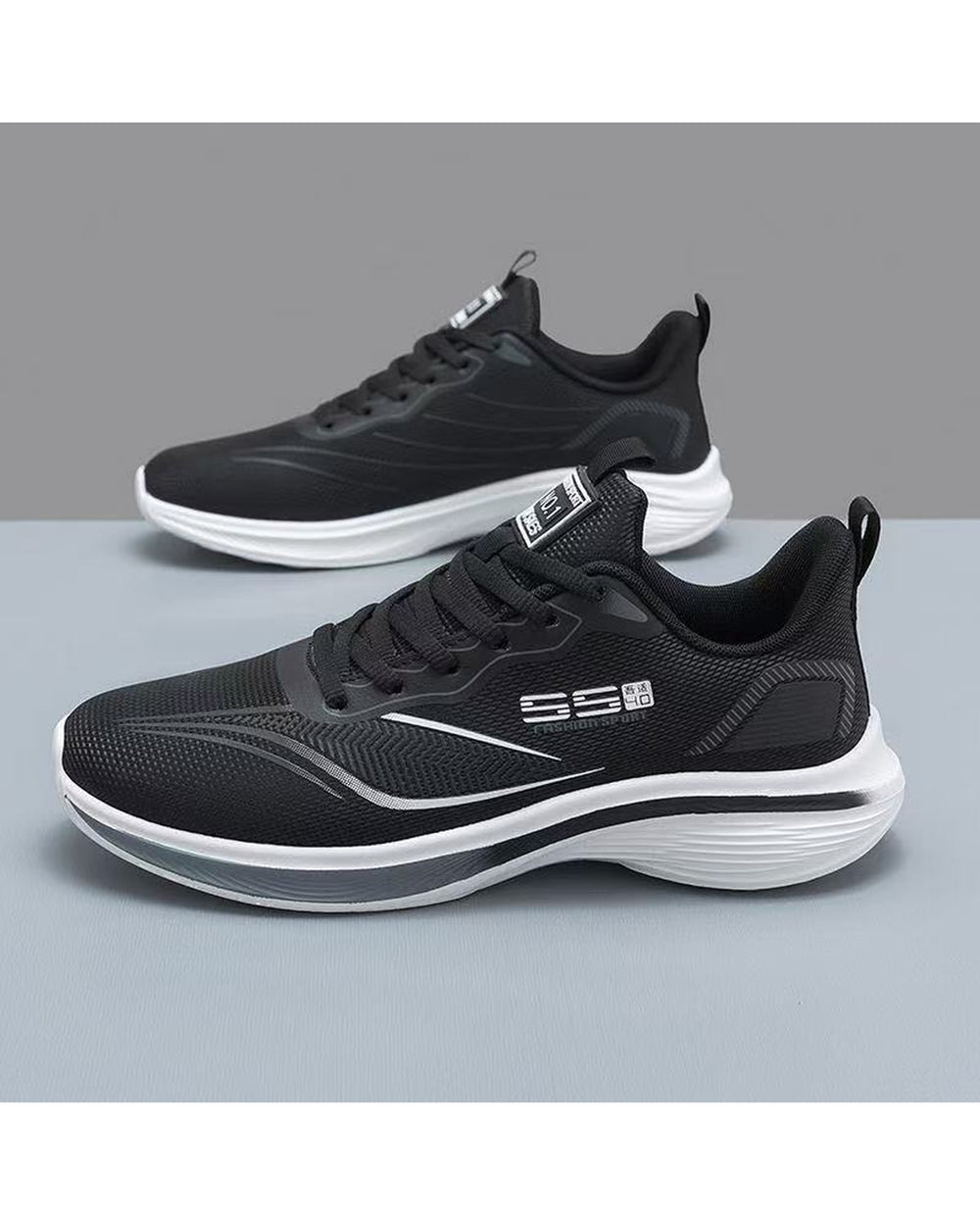 Unisex Gradient Breathable Sports Sneakers - Product Image 1