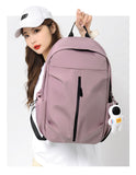 Unisex Minimalist High School & Laptop Backpack - Description Image 2