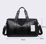 Unisex Short Trip Travel Duffel & Gym Bag - Description Image 19