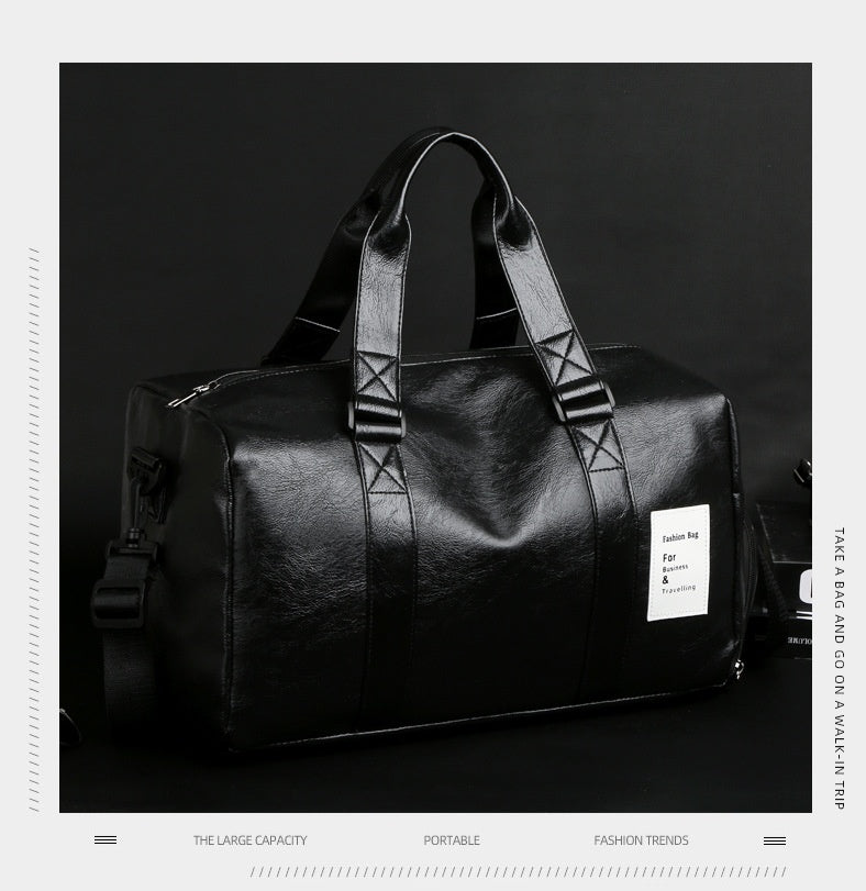 Unisex Short Trip Travel Duffel & Gym Bag - Description Image 7