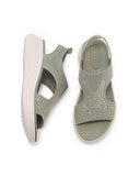 Women's Rhinestone Platform Sporty Comfort Sandals - Product Image 6