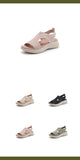 Women's Rhinestone Platform Sporty Comfort Sandals - Description Image 2