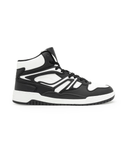 Redtape Black White High Cut Sneakers.