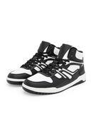 Redtape Black White High Cut Sneakers.