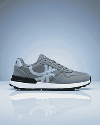 Benetton Suede Lifestyle Sneakers - Grey Edition | Premium Casual Footwear for Men