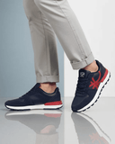 United Colors of Benetton Suede Lifestyle Sneakers - Navy Edition