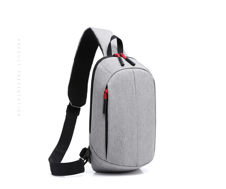Men's Compact Outdoor Cycling Sling Chest Bag - Description Image 12