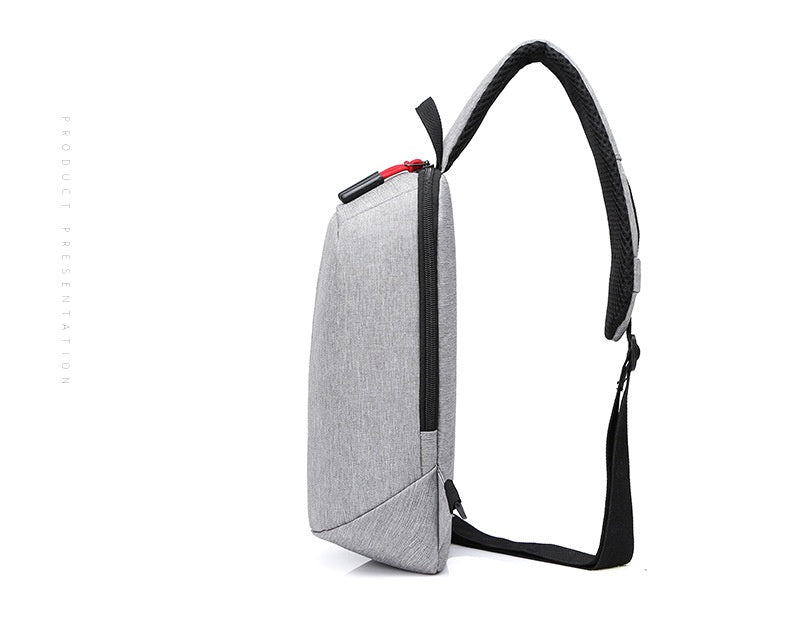 Men's Compact Outdoor Cycling Sling Chest Bag - Description Image 13