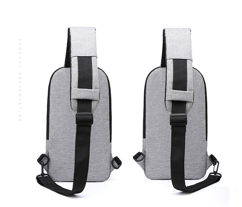 Men's Compact Outdoor Cycling Sling Chest Bag - Description Image 14