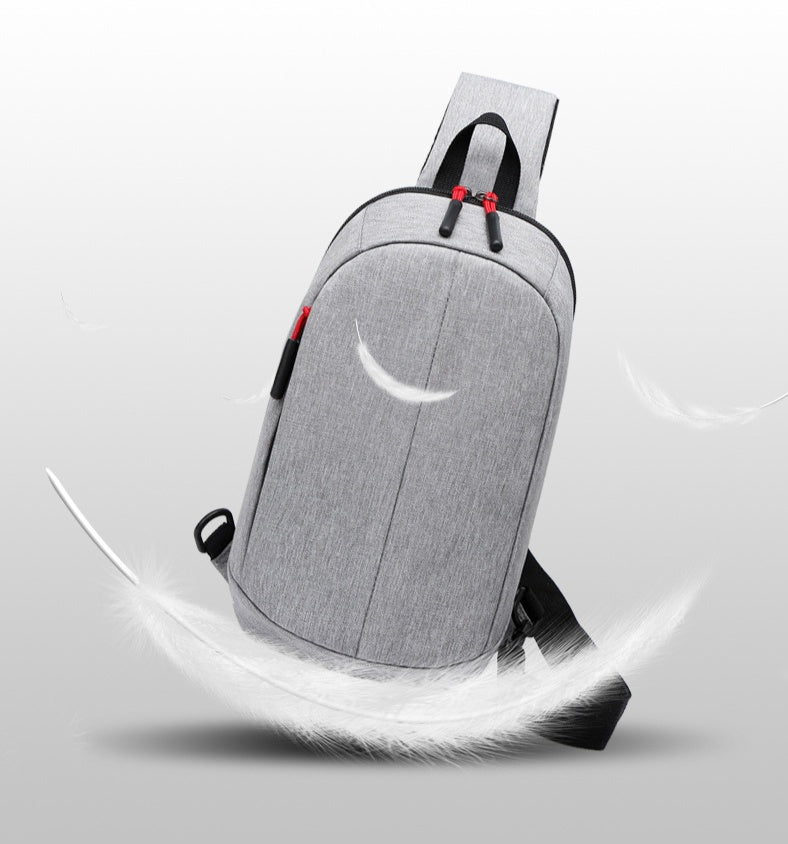 Men's Compact Outdoor Cycling Sling Chest Bag - Description Image 5