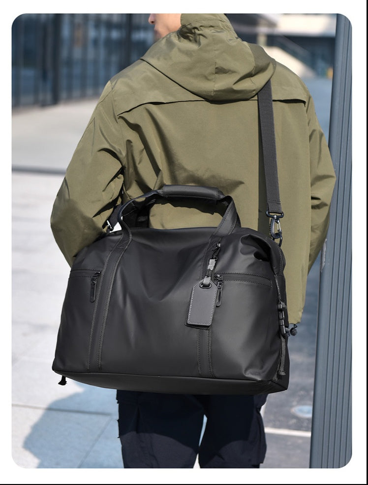 Men's Multi-Functional Dry-Wet Separation Travel Duffel Bag - Description Image 2