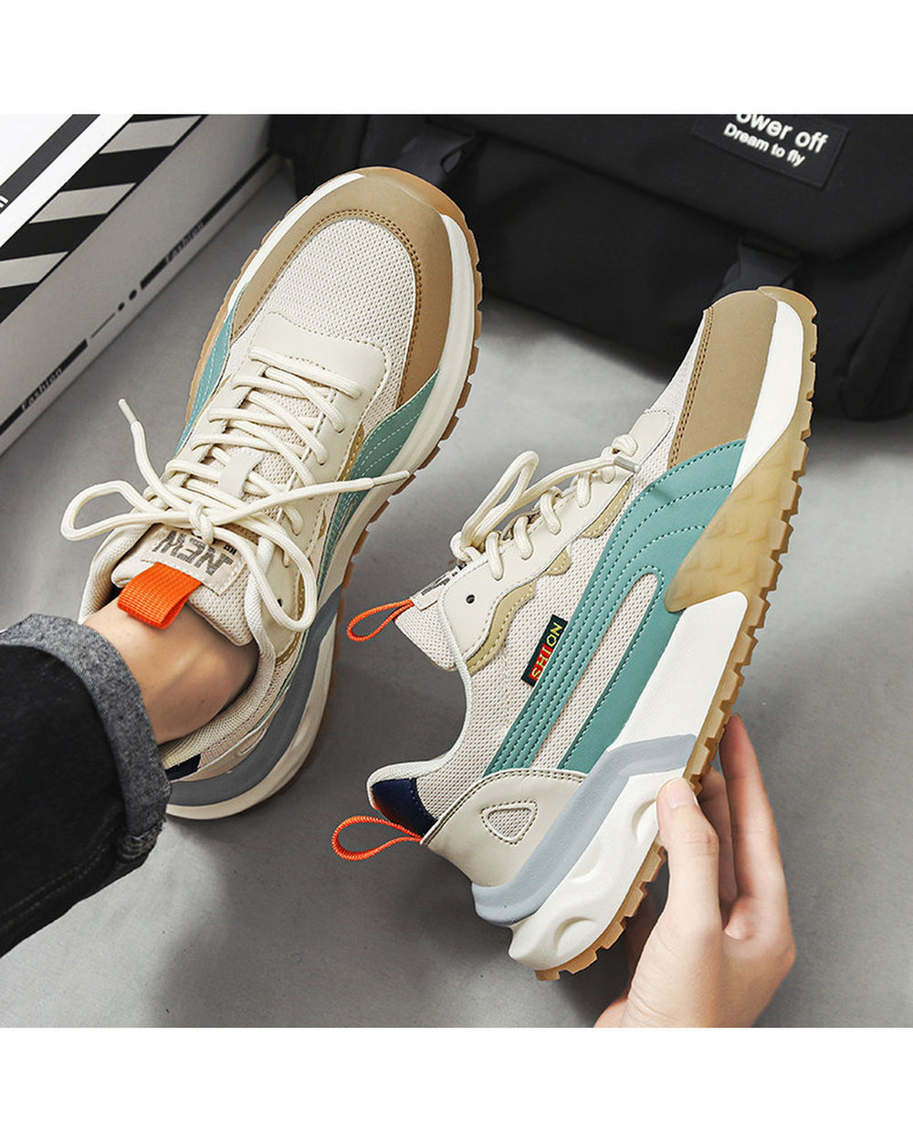 Men's Retro Mesh Athletic Sneakers - Product Image 7