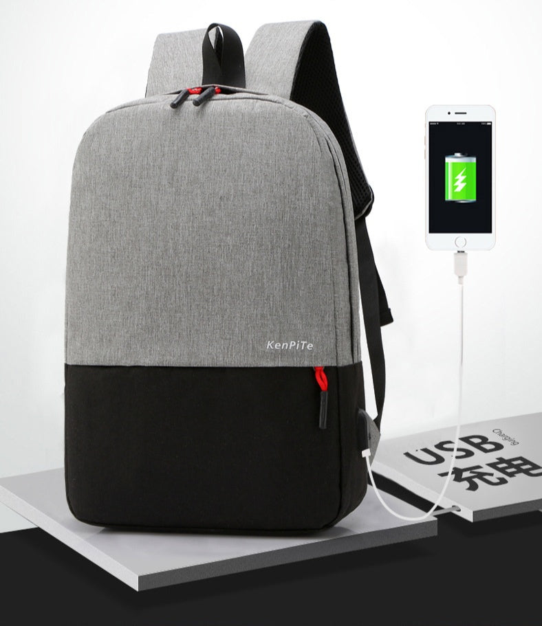 Unisex Casual Commuter Laptop Backpack - Description Image 1