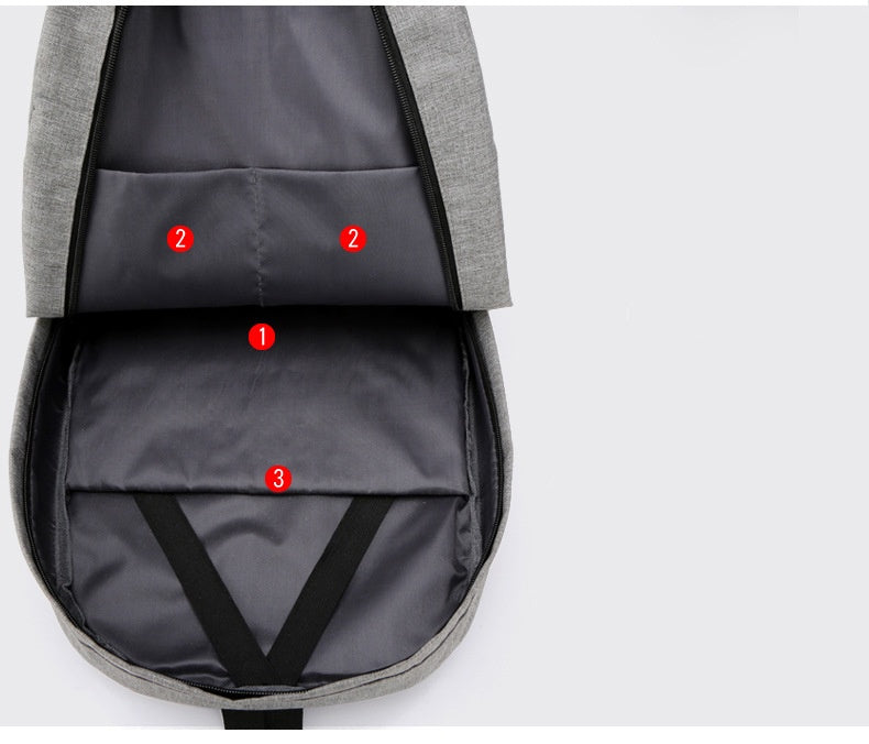 Unisex Casual Commuter Laptop Backpack - Description Image 5