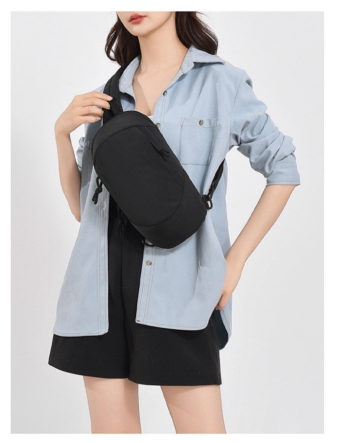 Unisex Lightweight Outdoor Hiking Sling Chest Bag - Description Image 1