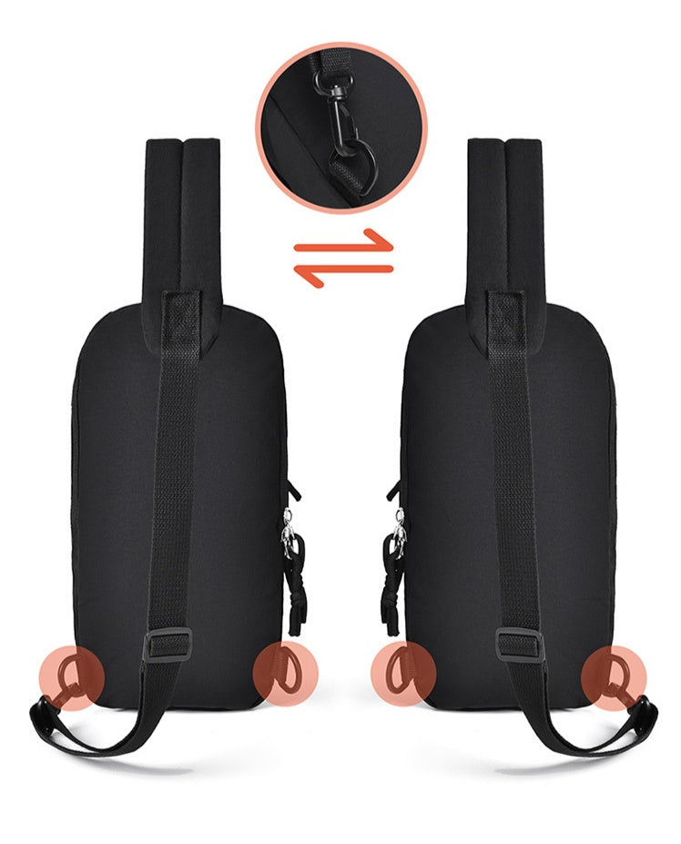 Unisex Lightweight Outdoor Hiking Sling Chest Bag - Description Image 6