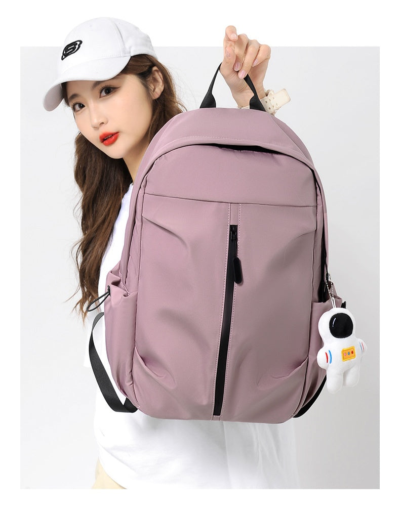 Unisex Minimalist High School & Laptop Backpack - Description Image 2
