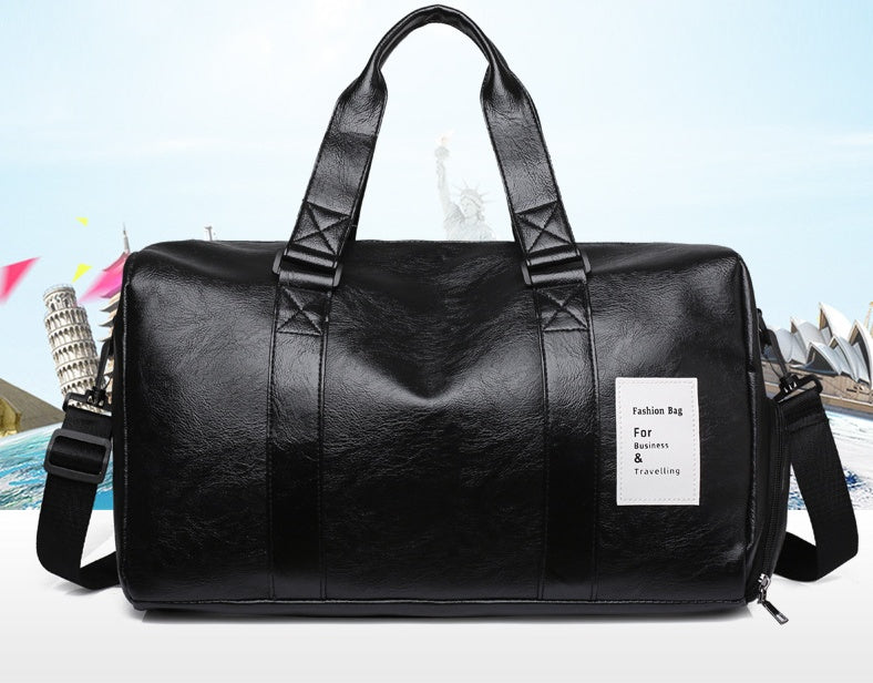 Unisex Short Trip Travel Duffel & Gym Bag - Description Image 1
