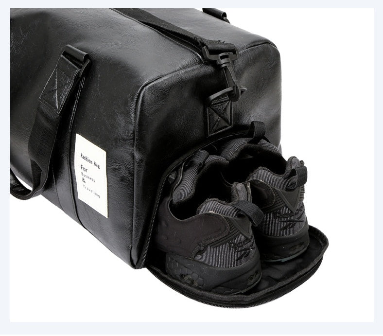 Unisex Short Trip Travel Duffel & Gym Bag - Description Image 4