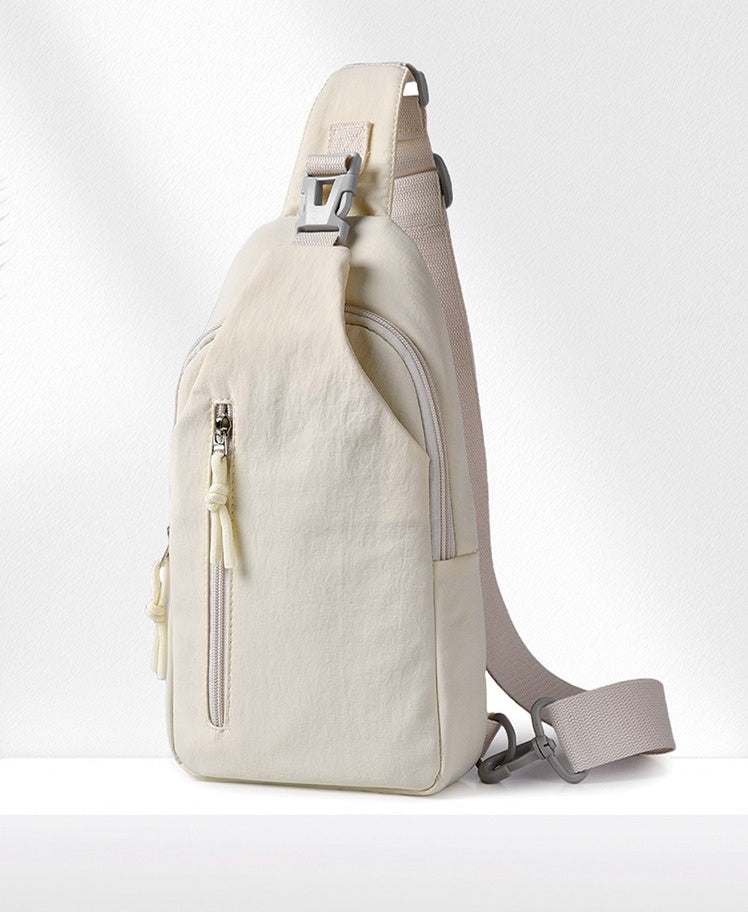 Unisex Splash-Proof Crossbody Chest Bag - Description Image 1
