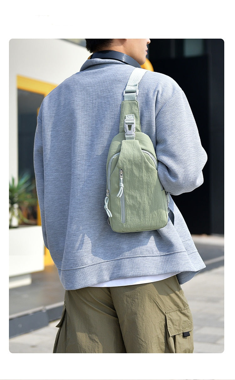 Unisex Splash-Proof Crossbody Chest Bag - Description Image 4