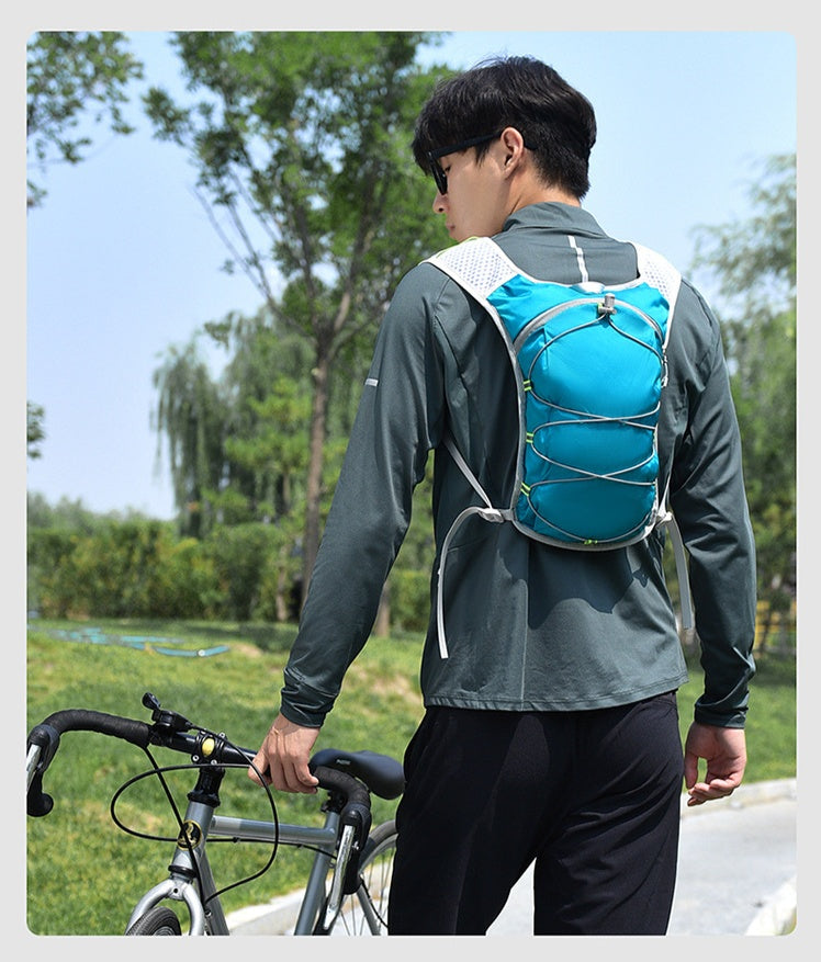 Unisex Ultra-Lightweight Outdoor Marathon & Cycling Hydration Backpack - Description Image 1