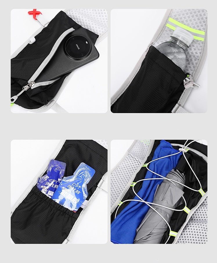 Unisex Ultra-Lightweight Outdoor Marathon & Cycling Hydration Backpack - Description Image 7