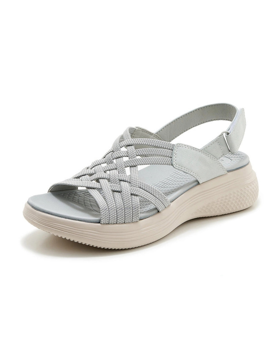 Women's Casual Elastic Strap Platform Walking Sandals