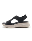 Women's Rhinestone Platform Sporty Comfort Sandals - Product Image 1